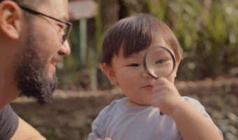 Still image from The Beginning of Life 2 – Outside movie that explores how children experience the natural world