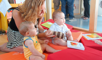 Active play with children at a 'Village'