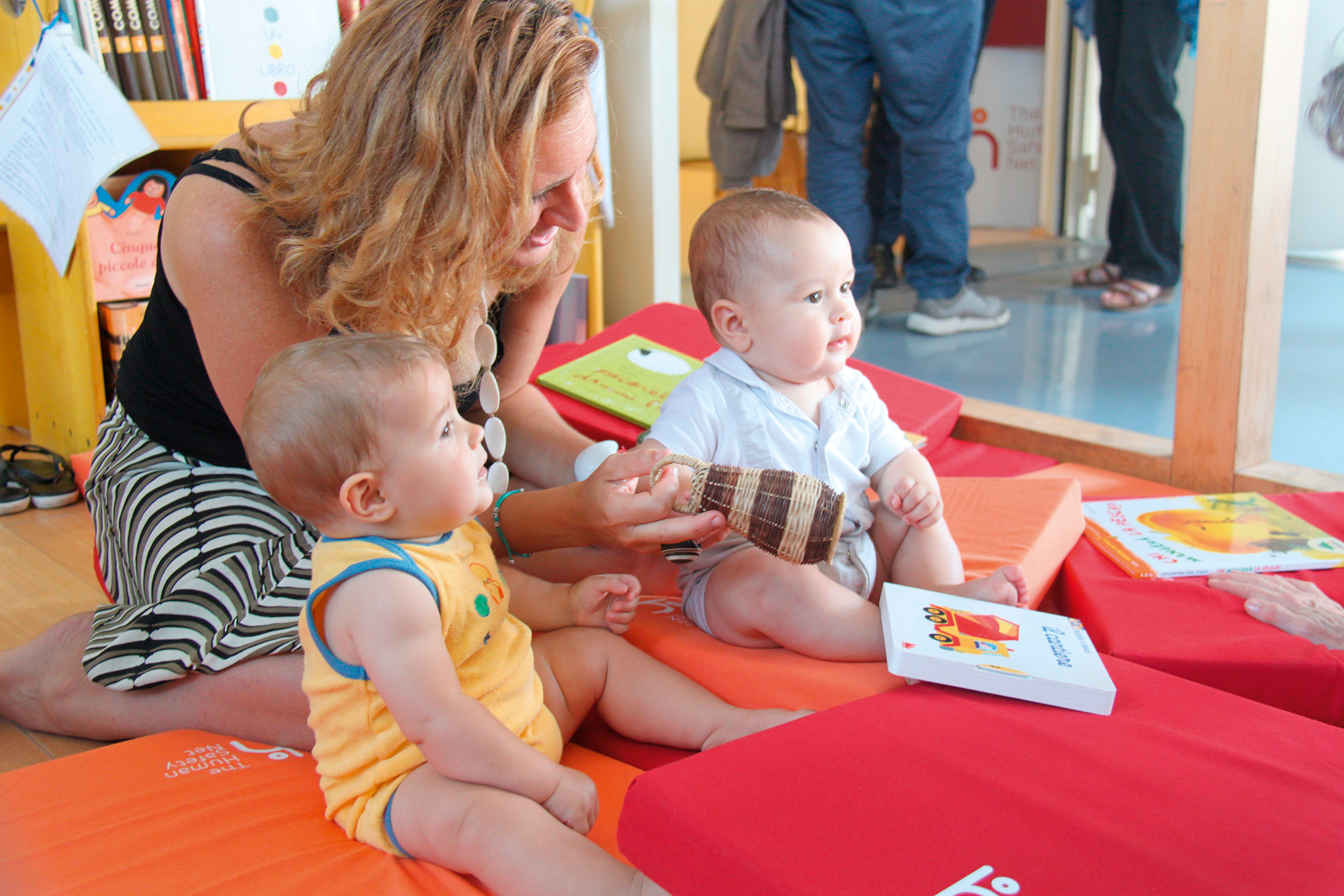 Active play with children at a 'Village'