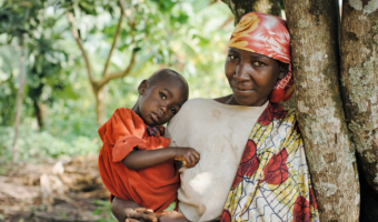 Ugandan mother with her child