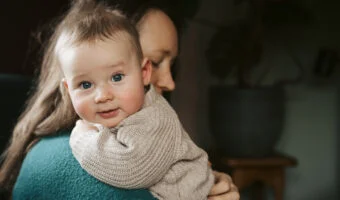 Thomas and Paula with their 2 sons; newborn Milo and 5 year old Boris.